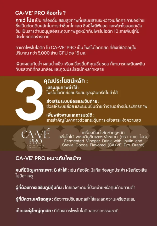 [ชุดทาน 6 วัน] CA-VE' Pro 30 ml ( 6 ขวดเล็ก) - Image 4