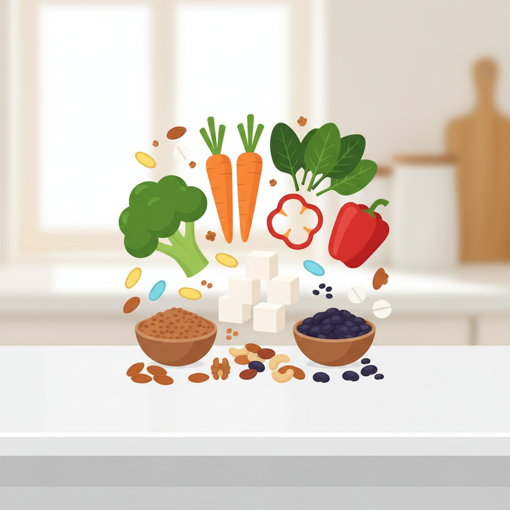 อาหารเสริมสำหรับคนกินเจ/มังสวิรัติ: เติมเต็มสารอาหารธรรมชาติเพื่อลำไส้ดี section 3